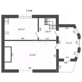 Продается 2-этажный дом, 120,5 м²