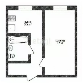 Сдается 1-комн. квартира, 31 м²