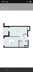 Сдается 1-комн. квартира, 38 м²