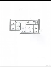 Продается 4-комн. квартира, 75 м²