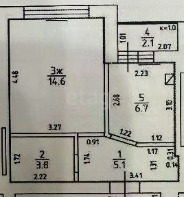 Продается 1-комн. квартира, 30,2 м²