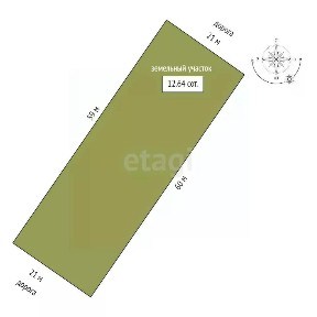 Продается участок, 12,64 сот.