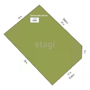 Продается 1-этажный дом, 91 м²