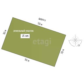 Продается участок, 15 сот.