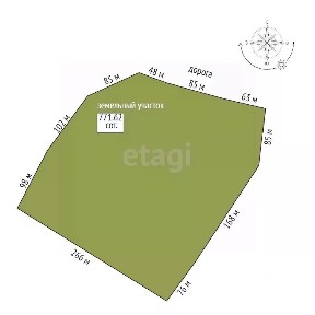Продается участок, 771 сот.