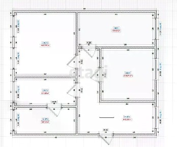 Продается 50% часть дома, 63 м²