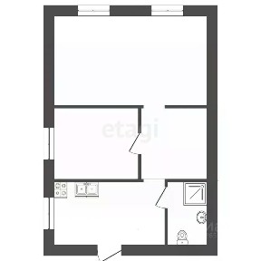 Продается 50% часть дома, 38,6 м²