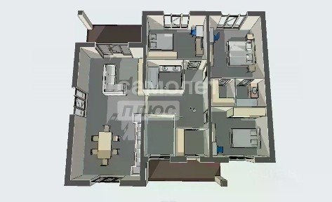 Продается 1-этажный таунхаус, 130 м²
