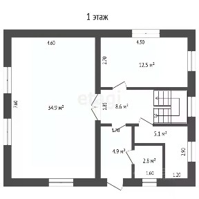 Продается 2-этажный дом, 140 м²