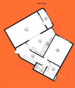 Продается 2-комн. квартира, 64,6 м²