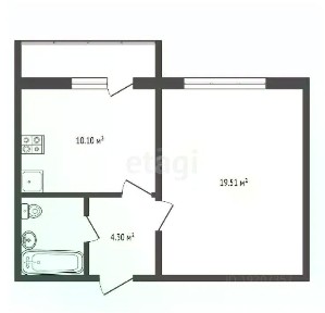 Продается 1-комн. квартира, 37,6 м²