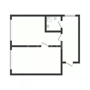 Продается 2-комн. квартира, 30 м²