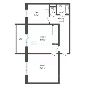 Продается 2-комн. квартира, 59,1 м²