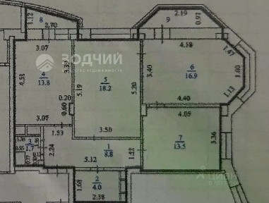 Продается 3-комн. квартира, 76,9 м²