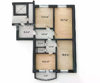 Продается 3-комн. квартира, 85 м²