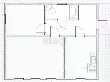 Продается 2-комн. квартира, 42,1 м²