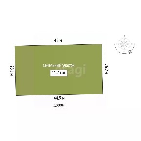 Продается участок, 12 сот.