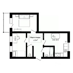 Продается 2-комн. квартира, 57,8 м²