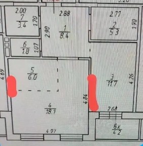 Продается 2-комн. квартира, 59 м²