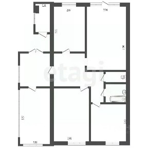 Продается 50% часть дома, 91,3 м²