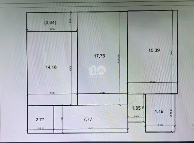 Продается 2-комн. квартира, 64,2 м²