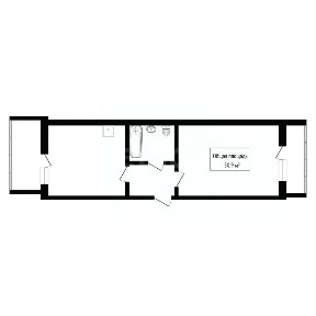 Продается 2-комн. квартира, 50,9 м²