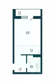 Продается студия, 30,16 м²
