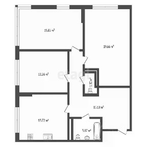 Продается 3-комн. квартира, 81,7 м²