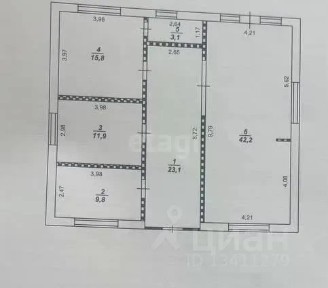 Продается 1-этажный дом, 145 м²
