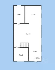 Продается 2-этажный дом, 95,5 м²