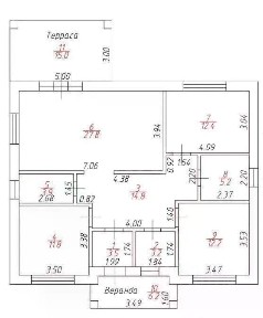 Продается 1-этажный дом, 120 м²