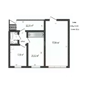 Продается 2-этажный дом, 91,2 м²