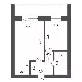 Продается 1-комн. квартира, 39 м²