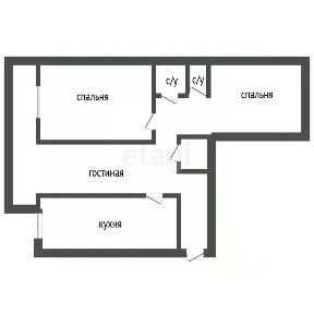 Продается 3-комн. квартира, 61,6 м²