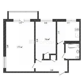 Продается 2-комн. квартира, 42,6 м²
