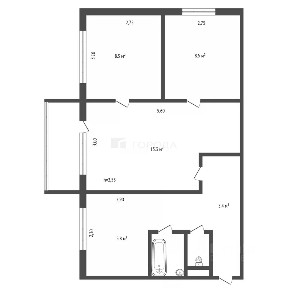 Продается 3-комн. квартира, 46,7 м²