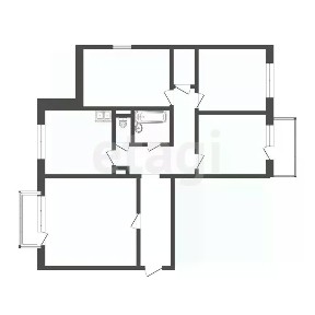 Продается 4-комн. квартира, 77 м²