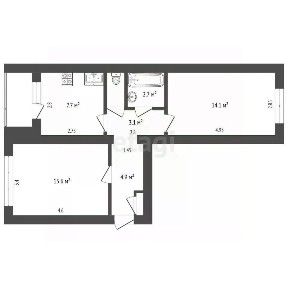 Продается 2-комн. квартира, 49 м²