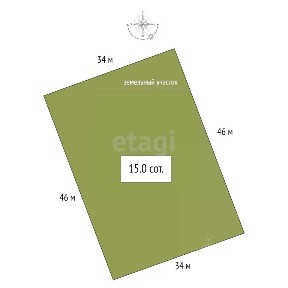 Продается участок, 15 сот.