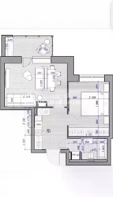 Продается 1-комн. квартира, 42,9 м²