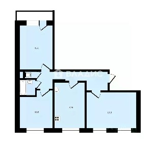 Продается 3-комн. квартира, 78 м²