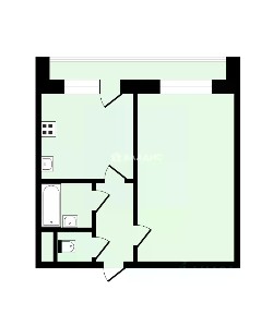 Продается 1-комн. квартира, 38,5 м²