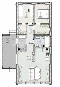 Продается 1-этажный дом, 87 м²