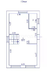 Продается 2-этажный дом, 120 м²