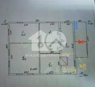 Продается 1-этажный дом, 90 м²