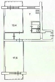 Продается 2-комн. квартира, 53,7 м²