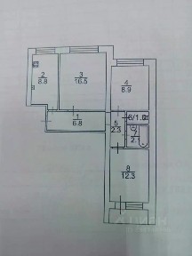 Продается 3-комн. квартира, 59 м²