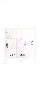 Сдается 1-комн. квартира, 34 м²