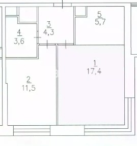 Продаются 2-комн. апартаменты, 42,5 м²