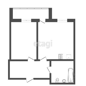 Продается 1-комн. квартира, 40,5 м²